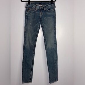 Excellent Condition True Religion Stella Skinny Jeans Sz 26
